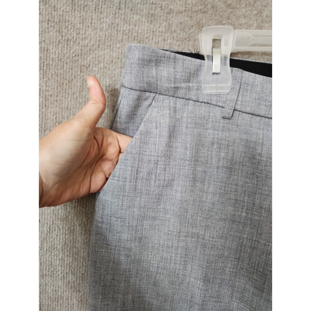Nine West Mid Rise Barely Bootcut Dress Pants Womens 14 Gray Stretch NEW - Picture 3 of 10